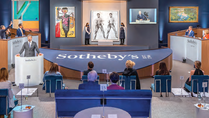 Sotheby’s is known for its live auctions. It’s now working with galleries more directly, too