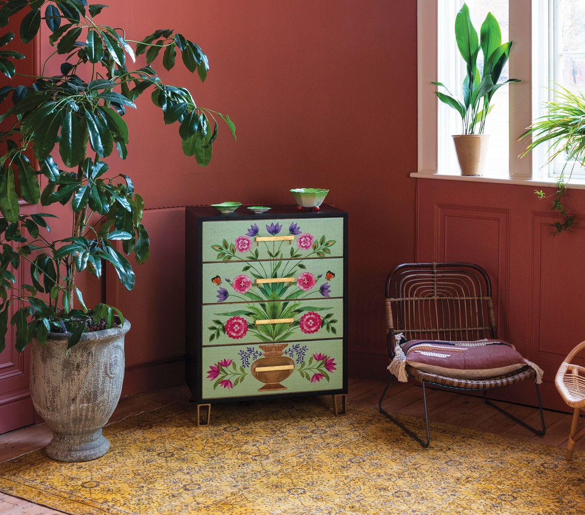 A cheerful dresser designed in collaboration with Roome