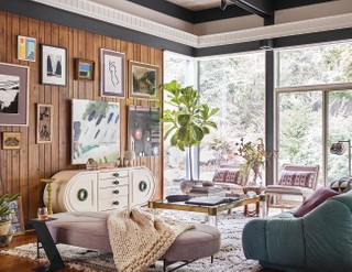 A living room designed by Jessica Davis