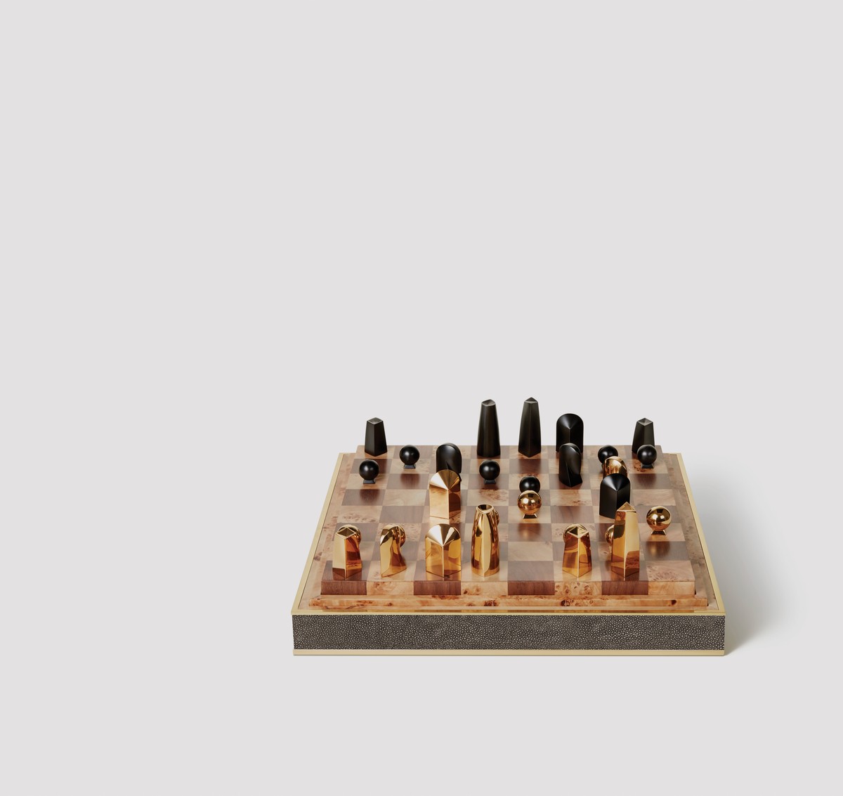A peek into the process of making a repurposed chess set from GoodWood